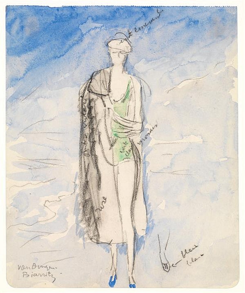 Costume study by Kees van Dongen