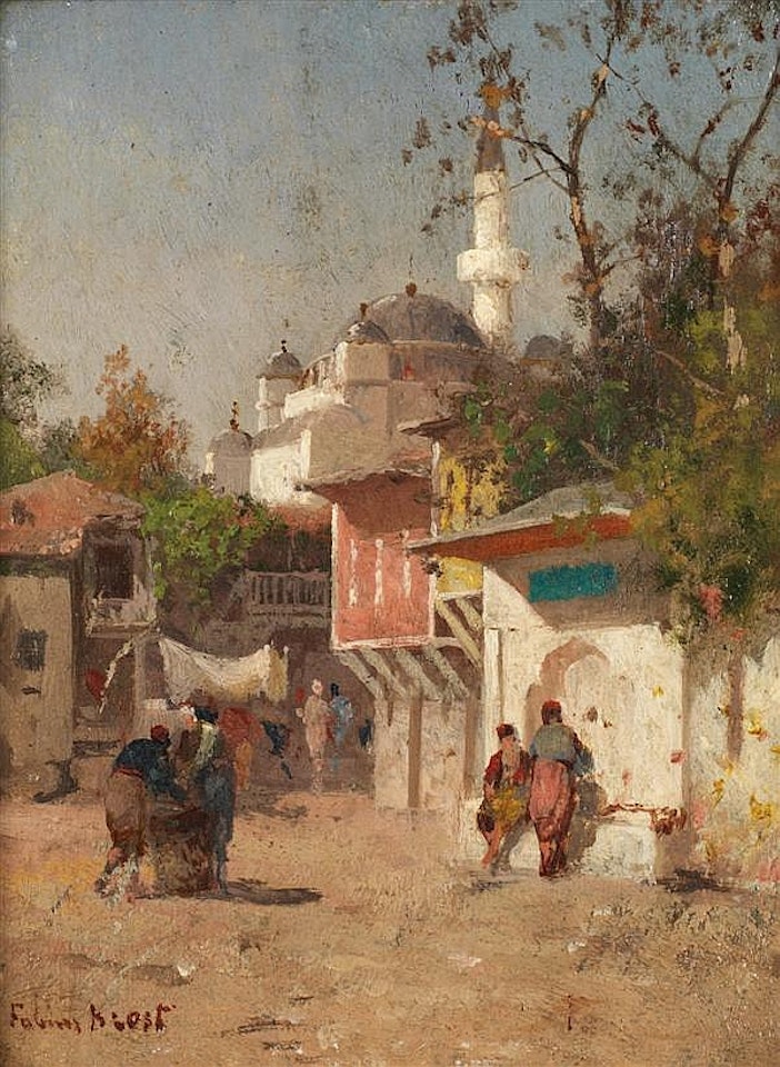 "A STREET IN CONSTANTINOPLE" "A STREET IN CONSTANTINOPLE" by Germain-Fabius Brest