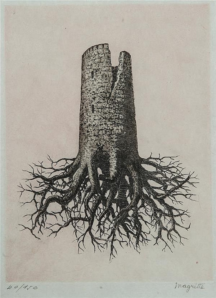 THE ALMAYER MADNESS by René Magritte