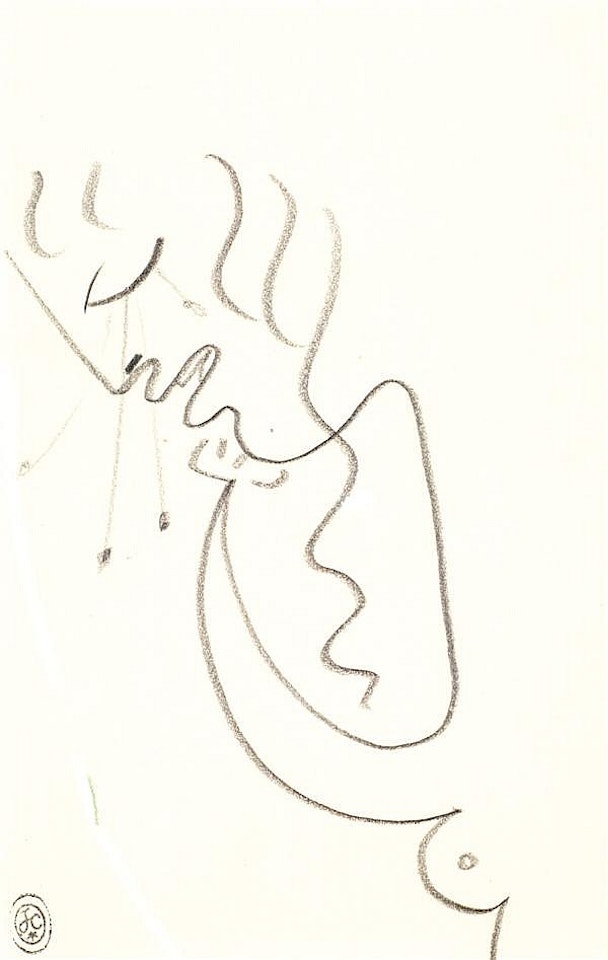 Study for an illustration of Antigone by Jean Cocteau