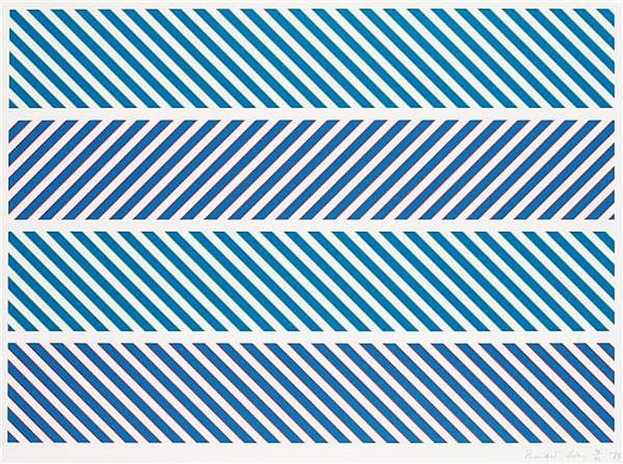 Sans titre (from the Rothko portfolio); Sans titre (from the Rothko portfolio) by Bridget Riley