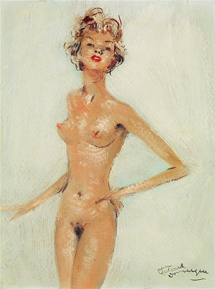 Young woman by Jean Gabriel Domergue