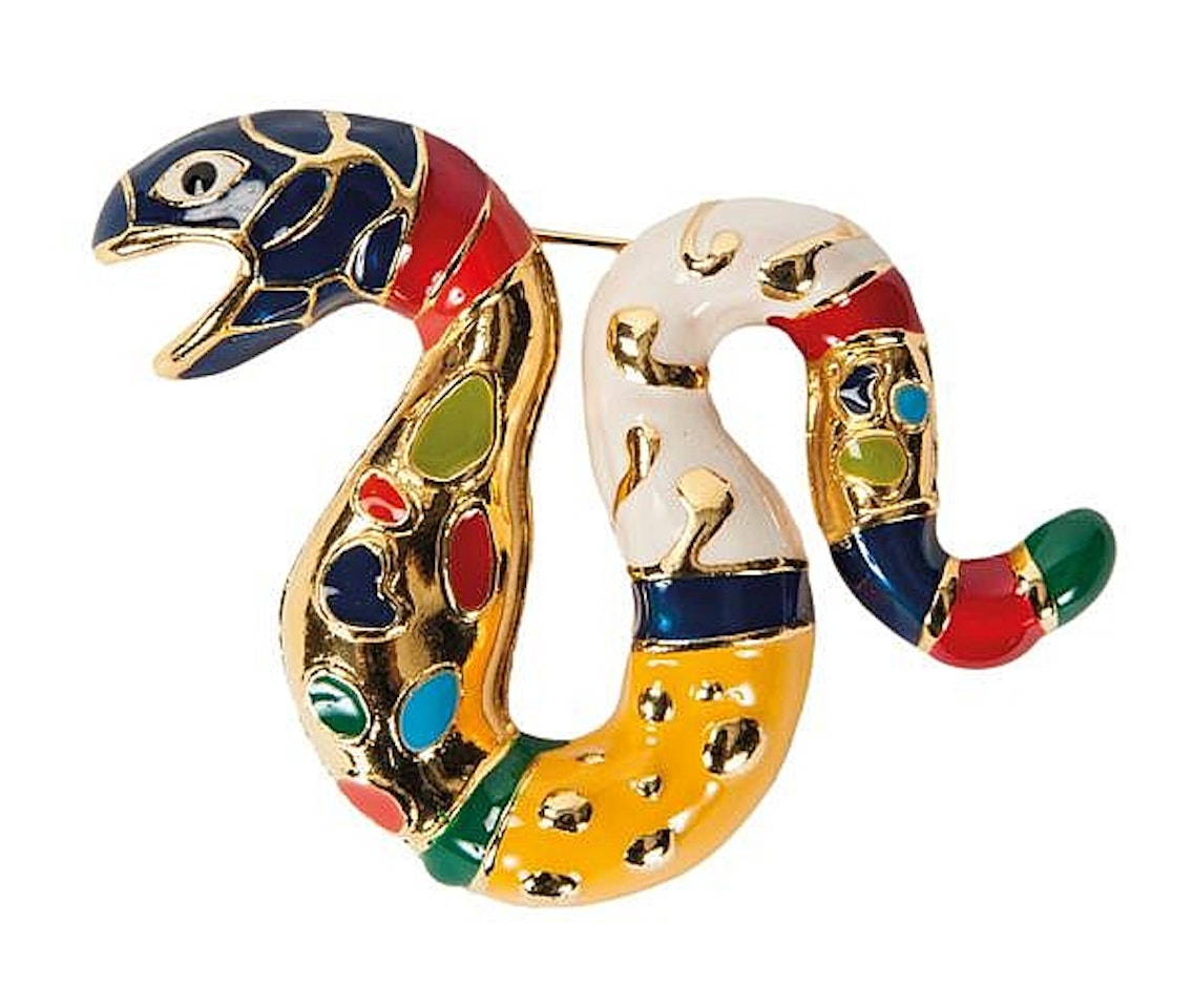 Broche serpent by Niki de Saint Phalle