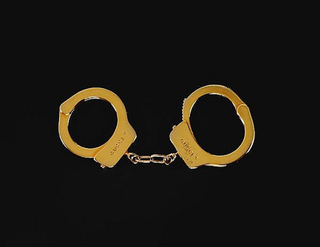 Gucci Handcuffs by Sylvie Fleury