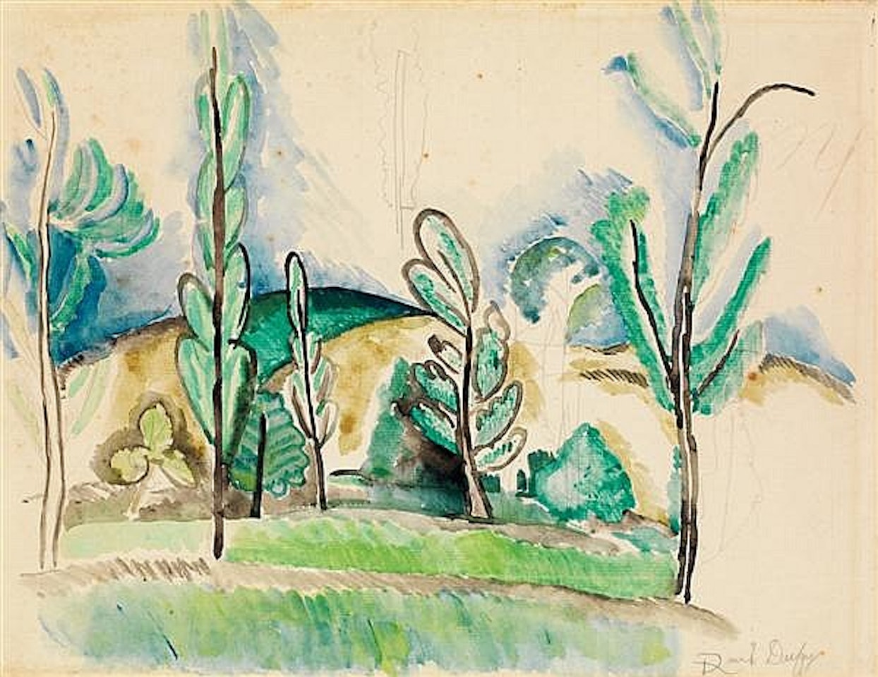 Landscape by Raoul Dufy
