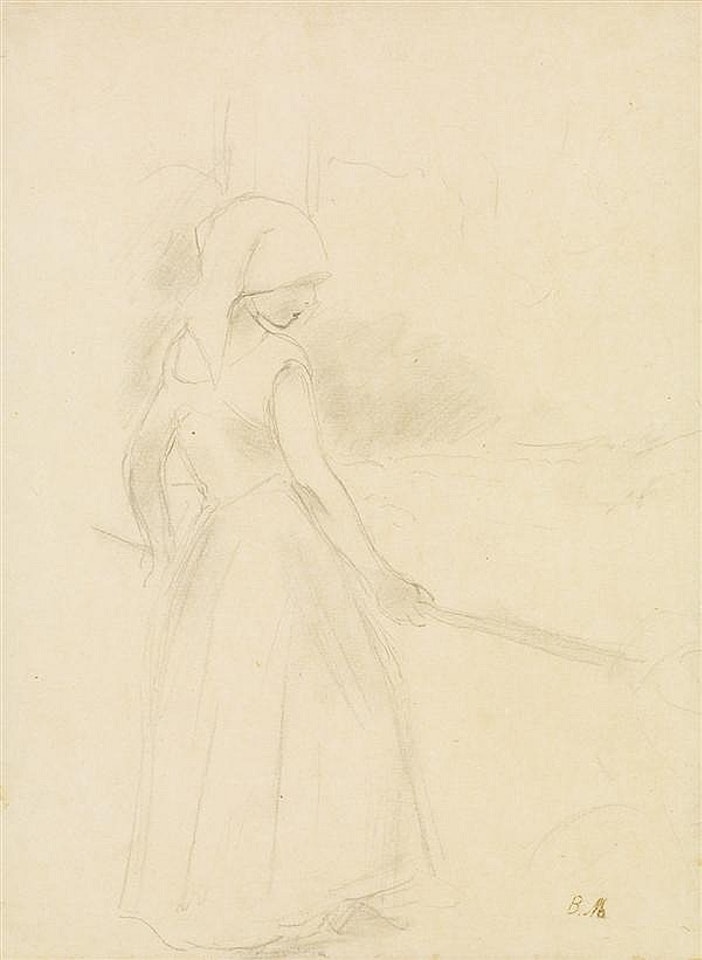 Faneuse by Berthe Morisot