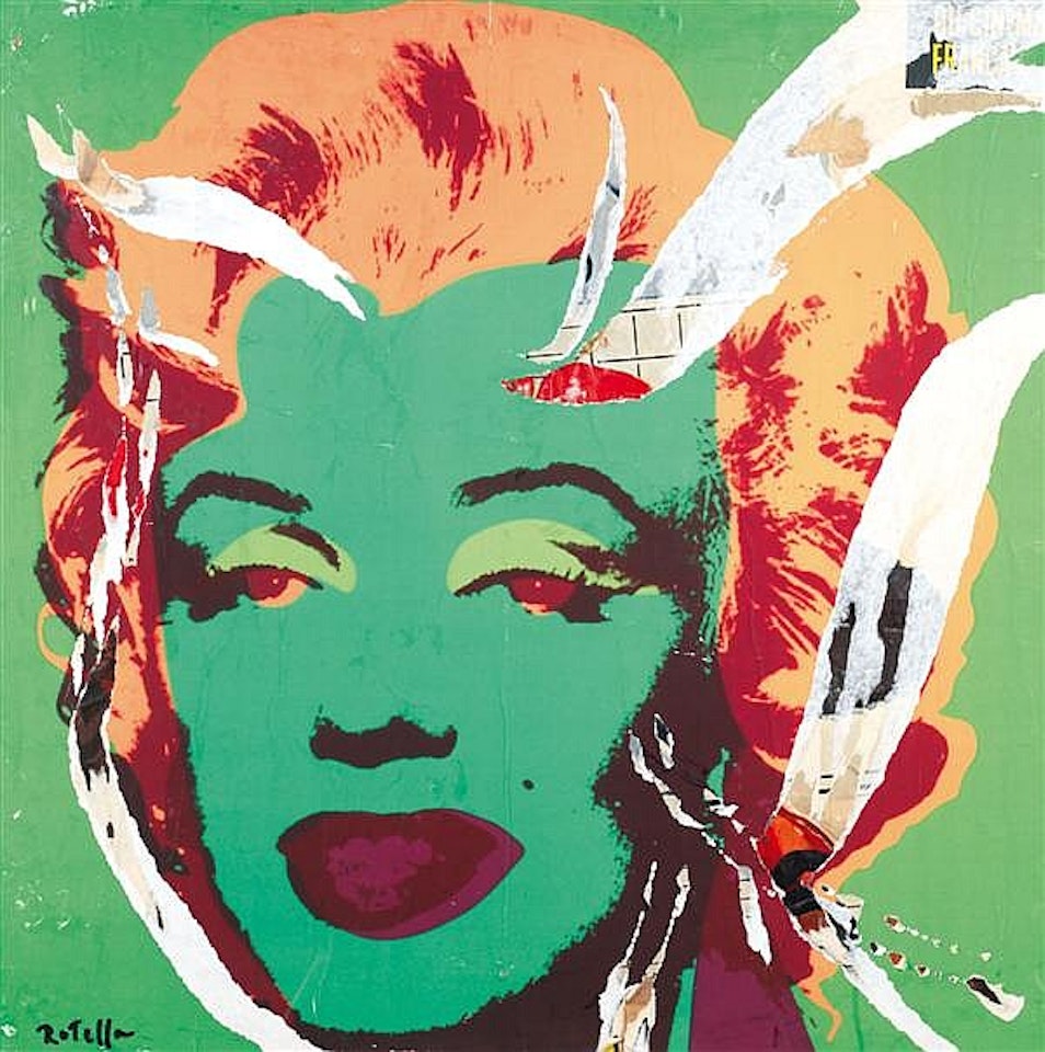 Lo strappo di Andy by Mimmo Rotella