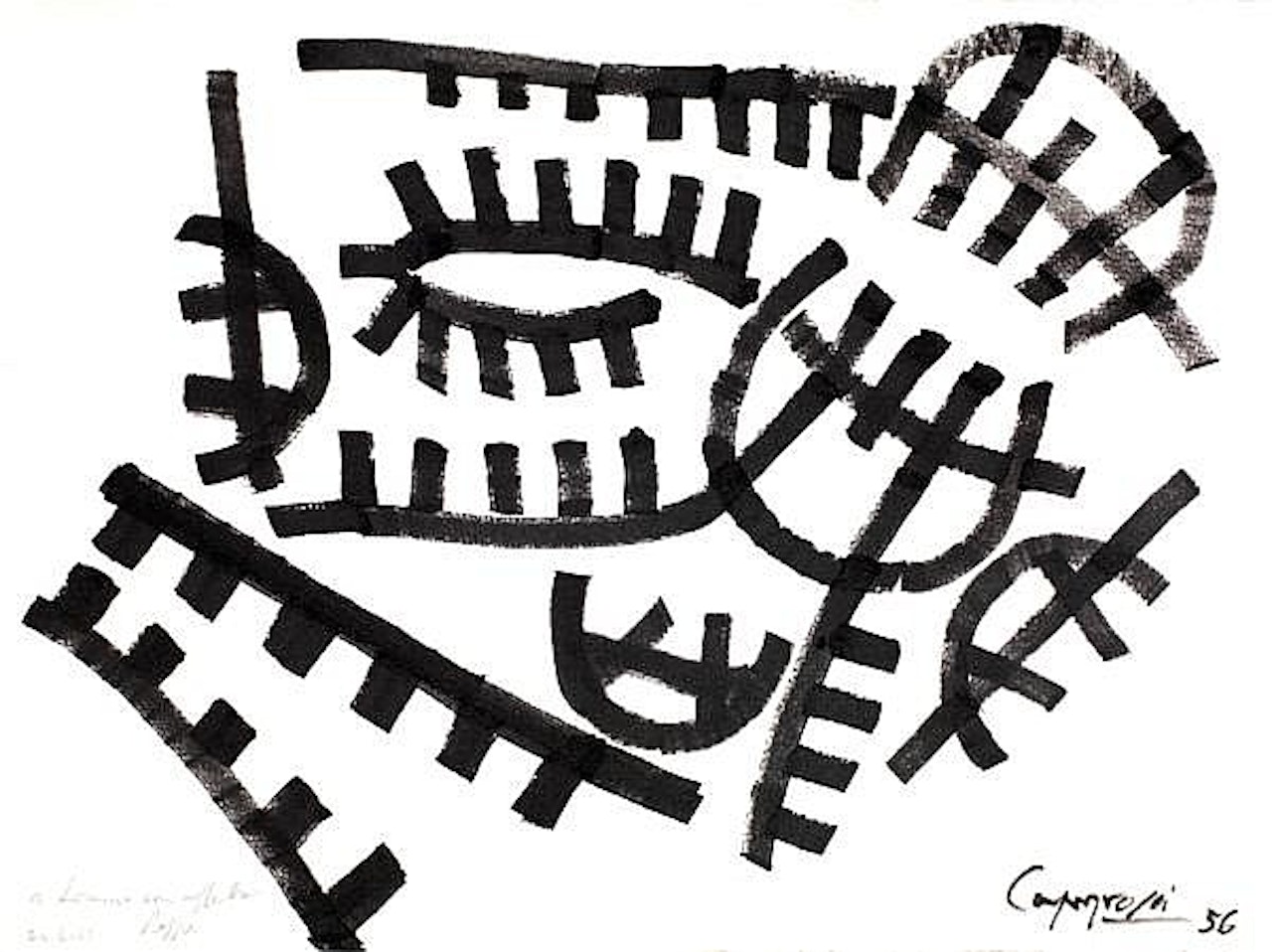 Sans titre by Giuseppe Capogrossi