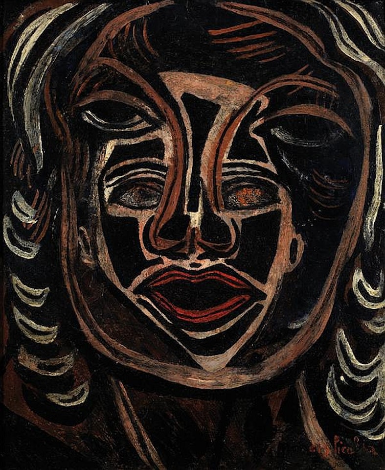 Les deux masques by Francis Picabia