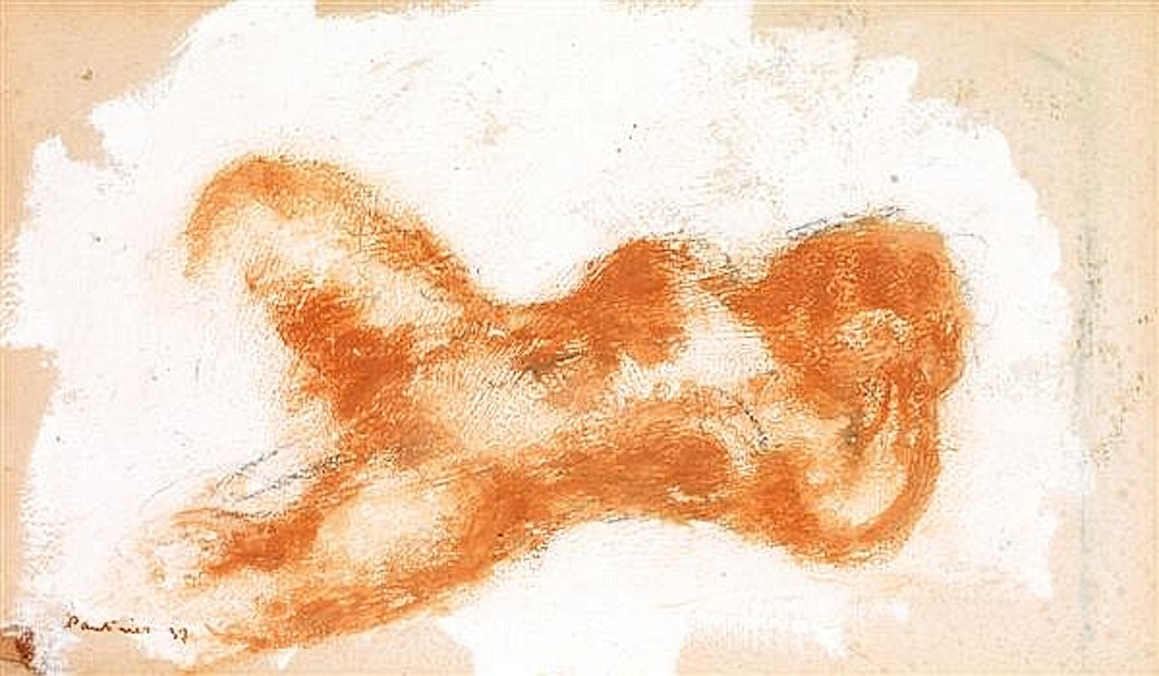 Le modèle allongé by Jean Fautrier