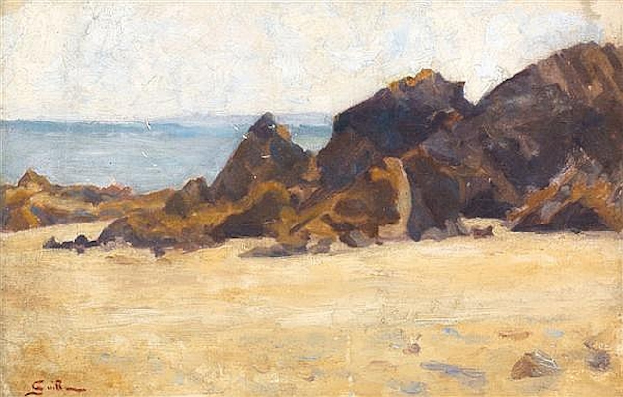 Seaside at Saint Palais by Armand Guillaumin