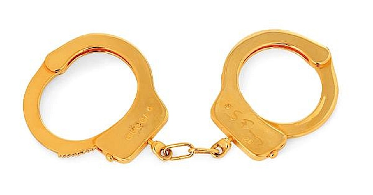 Gucci Handcuffs by Sylvie Fleury