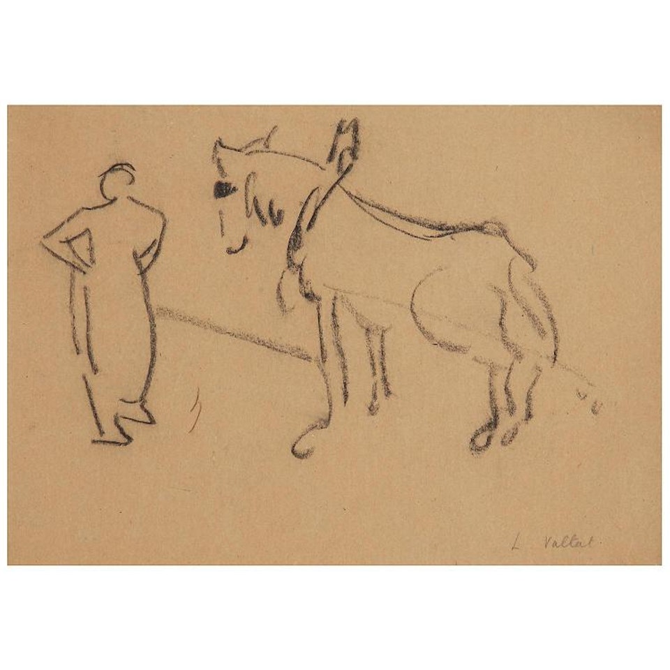 Paysan et son cheval by Louis Valtat
