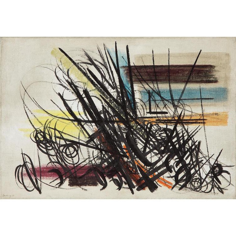 T1950-43; T1950-43 by Hans Hartung