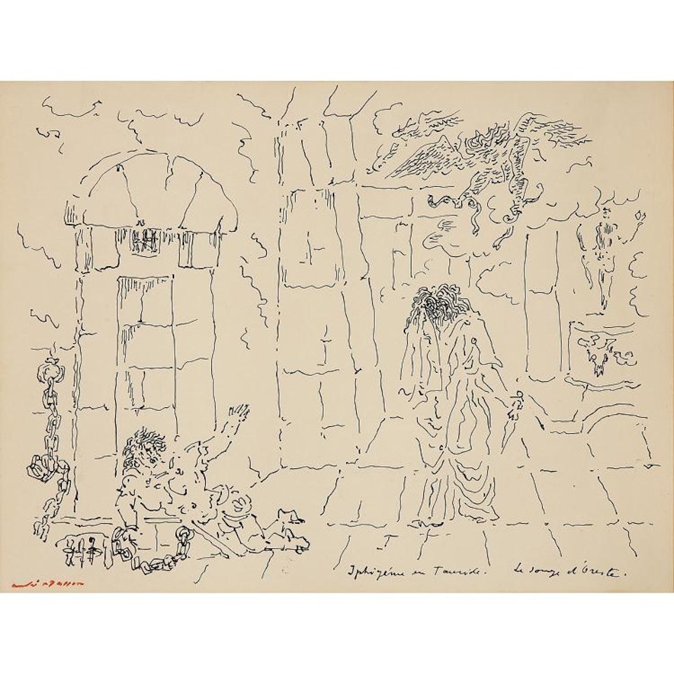 IPHIGÉNIE EN TAURIDE (LE SONGE D"ORESTE); IPHIGENIE EN TAURIDE (LE SONGE D"ORESTE) by André Masson