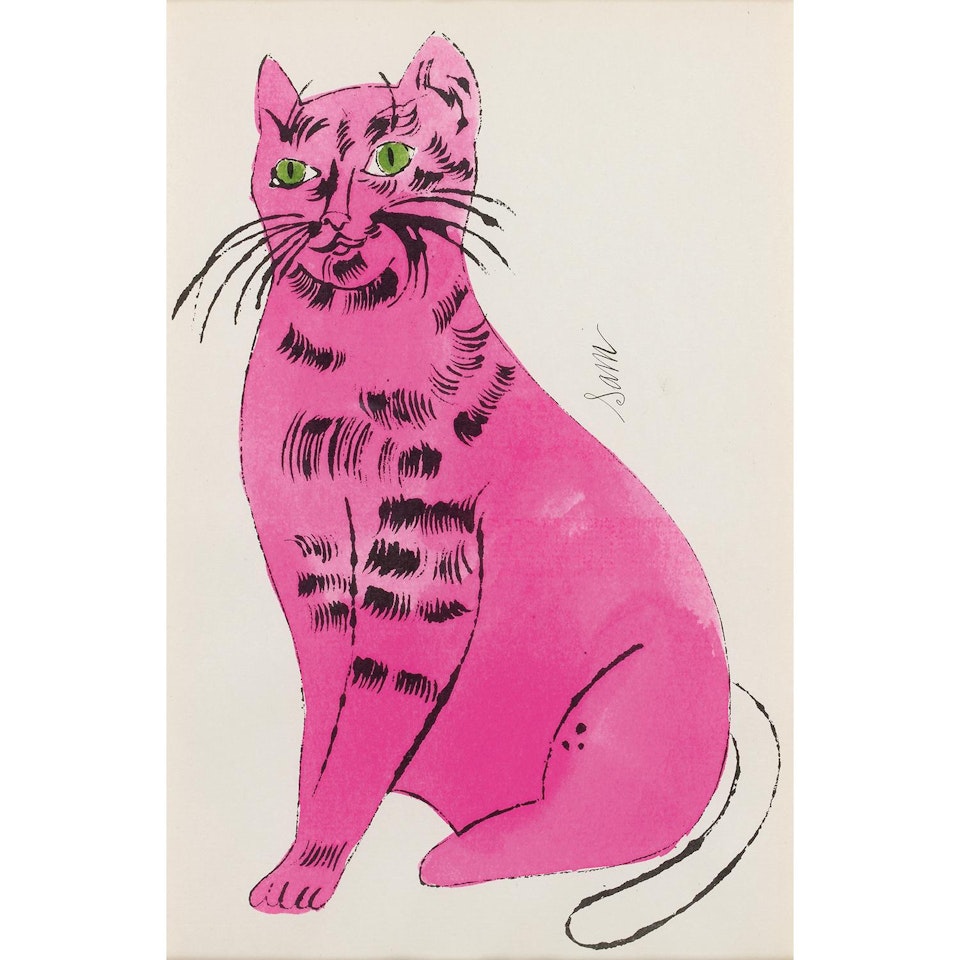 SAM (FROM 25 CATS NAMED SAM; SAM (FROM 25 CATS NAMED SAM AND ONE BLUE PUSSY) by Andy Warhol