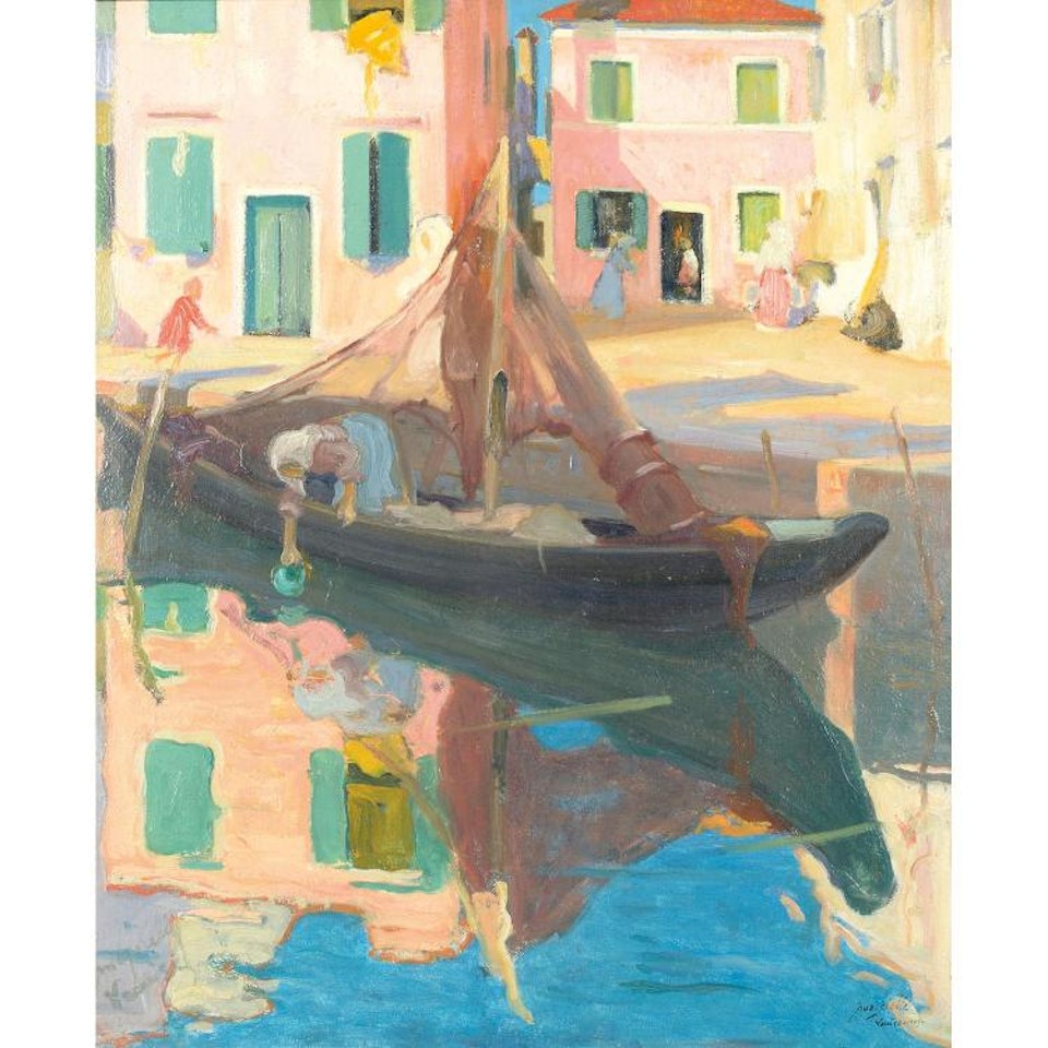 WOMEN OF BURANO, VENICE WOMEN FROM BURANO, VENICE by Jacques Majorelle