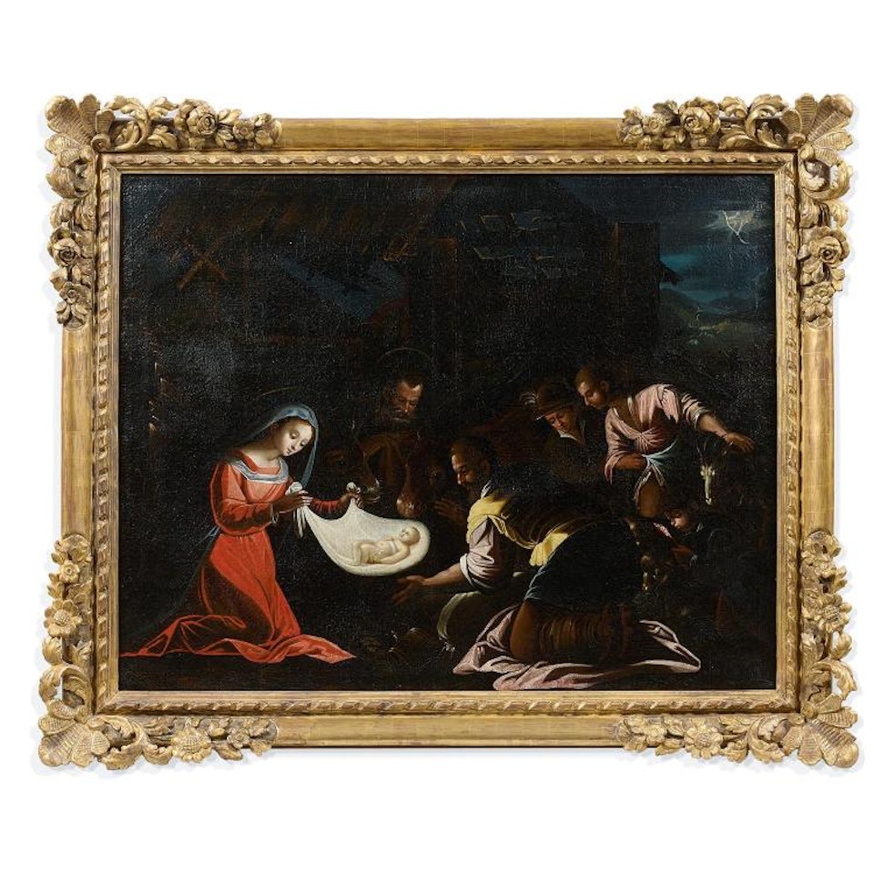 The Adoration Of The Shepherds by Italian School