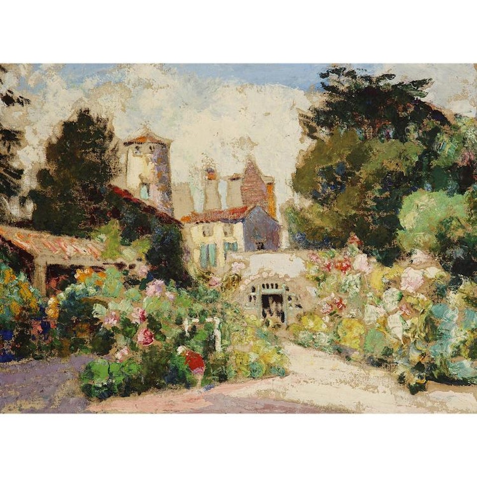 JARDIN À SAINT SATURNIN; JARDIN A SAINT SATURNIN by Victor Charreton
