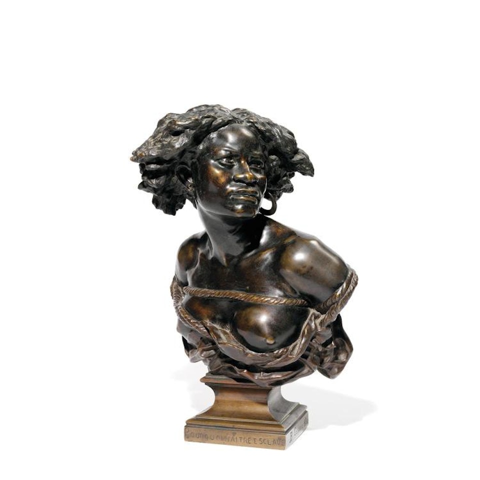 BUSTE DE NÉGRESSE; BUSTE DE NEGRESSE by Jean-Baptiste Carpeaux
