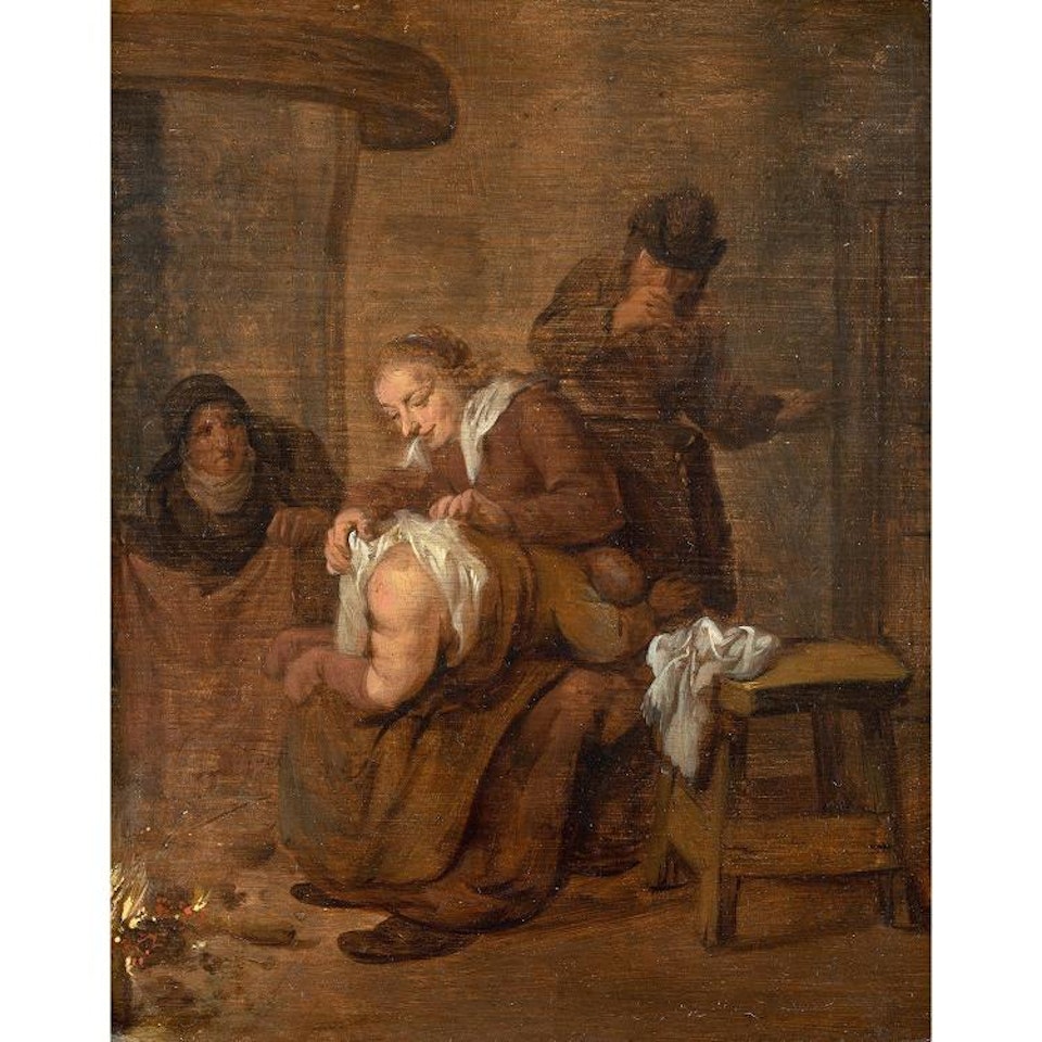 The Allegory of the sense of smell; ALLEGORIE DE L"ODORAT by Jan Miense Molenaer