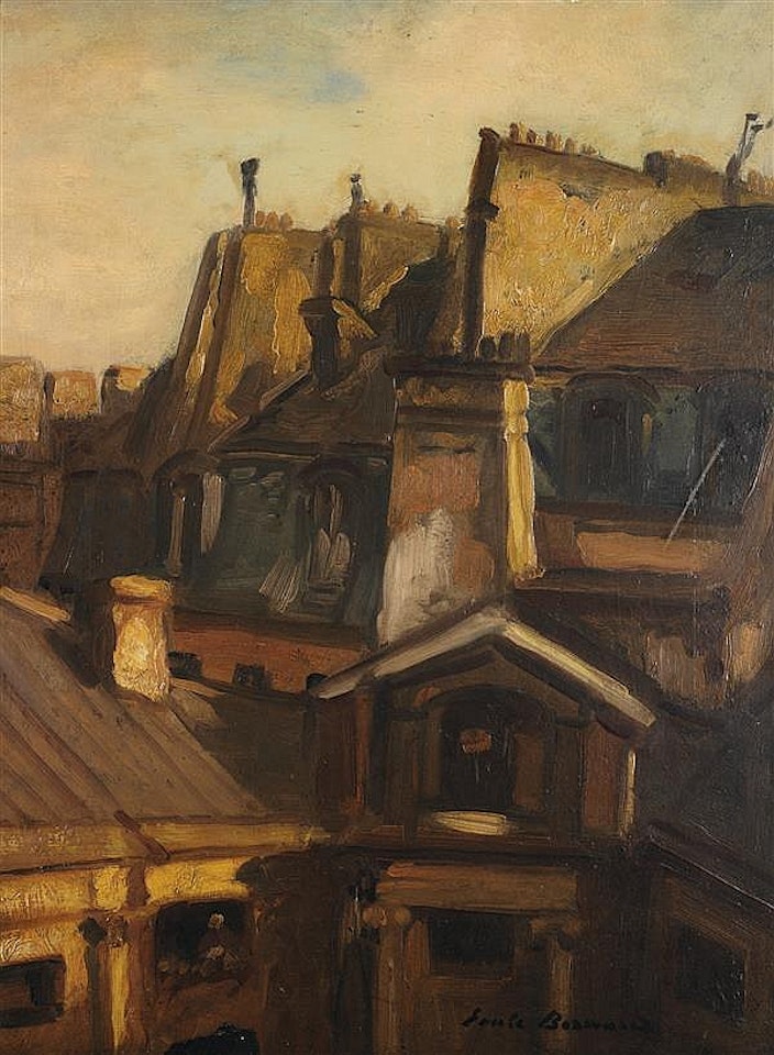 Les Toits; LES TOITS by Emile Bernard