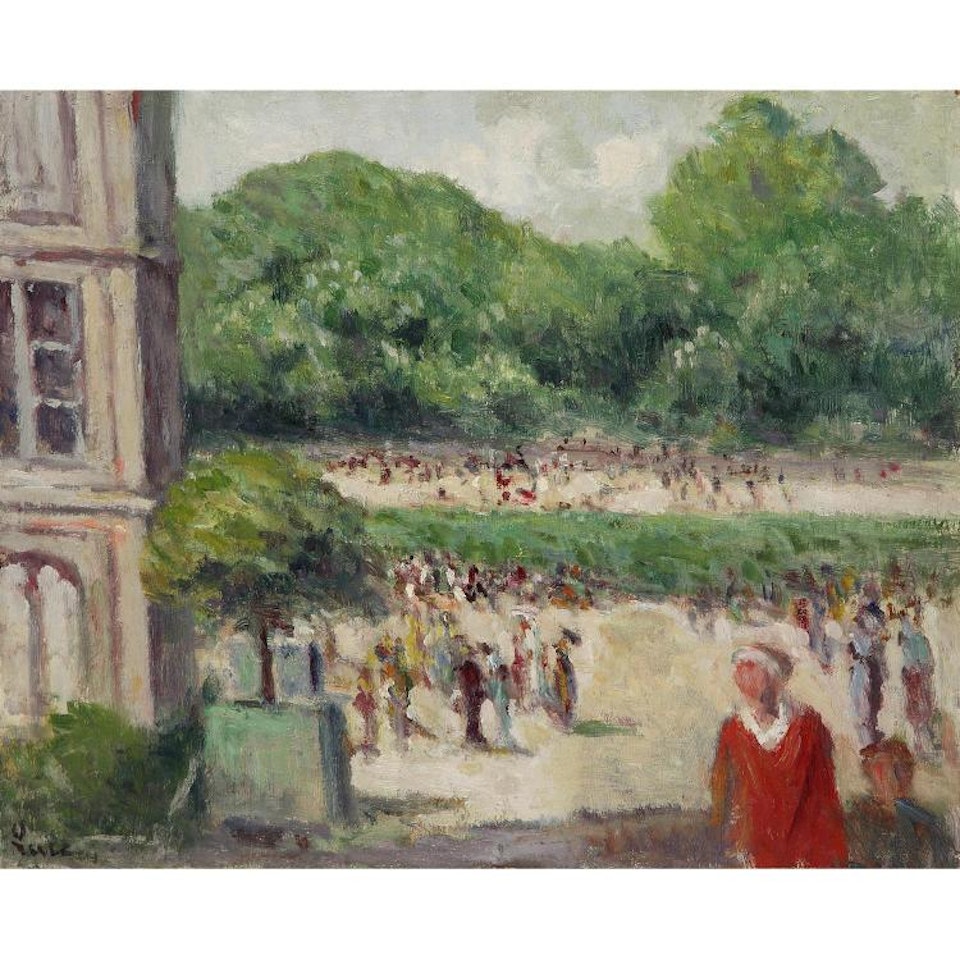 LE JARDIN DU LUXEMBOURG; LE JARDIN DU LUXEMBOURG by Maximilien Luce