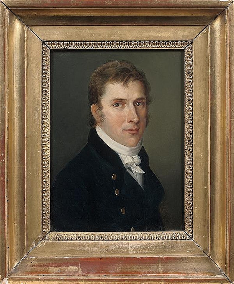Half-length portrait of a man by French School