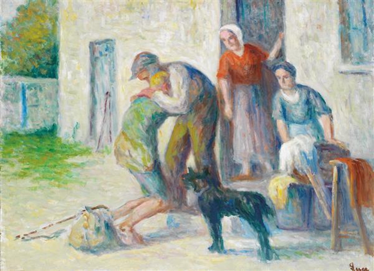 Le retour de l"enfant prodigue; LE RETOUR DE L"ENFANT PRODIGUE by Maximilien Luce