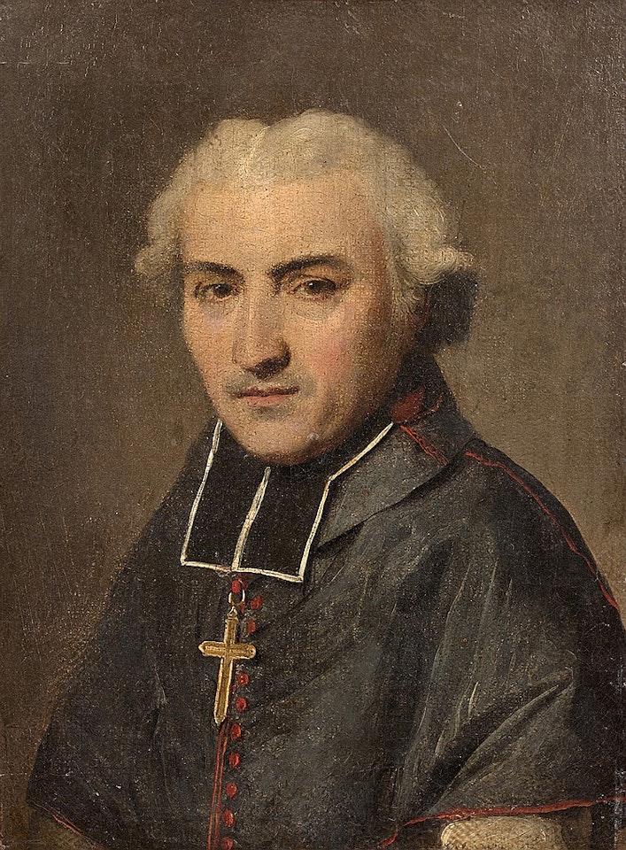 Portrait d"un prélat; Portrait of a prelate by Louis-Leopold Boilly