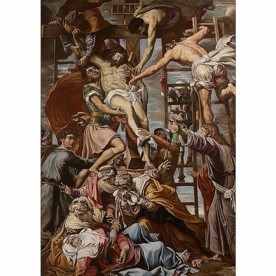Descent from the cross by Italian School