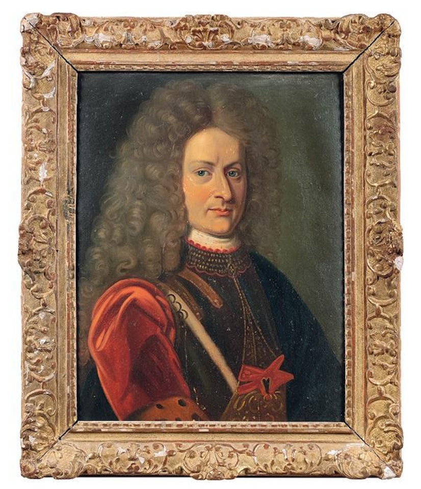  Portrait of a gentleman in bust by French School