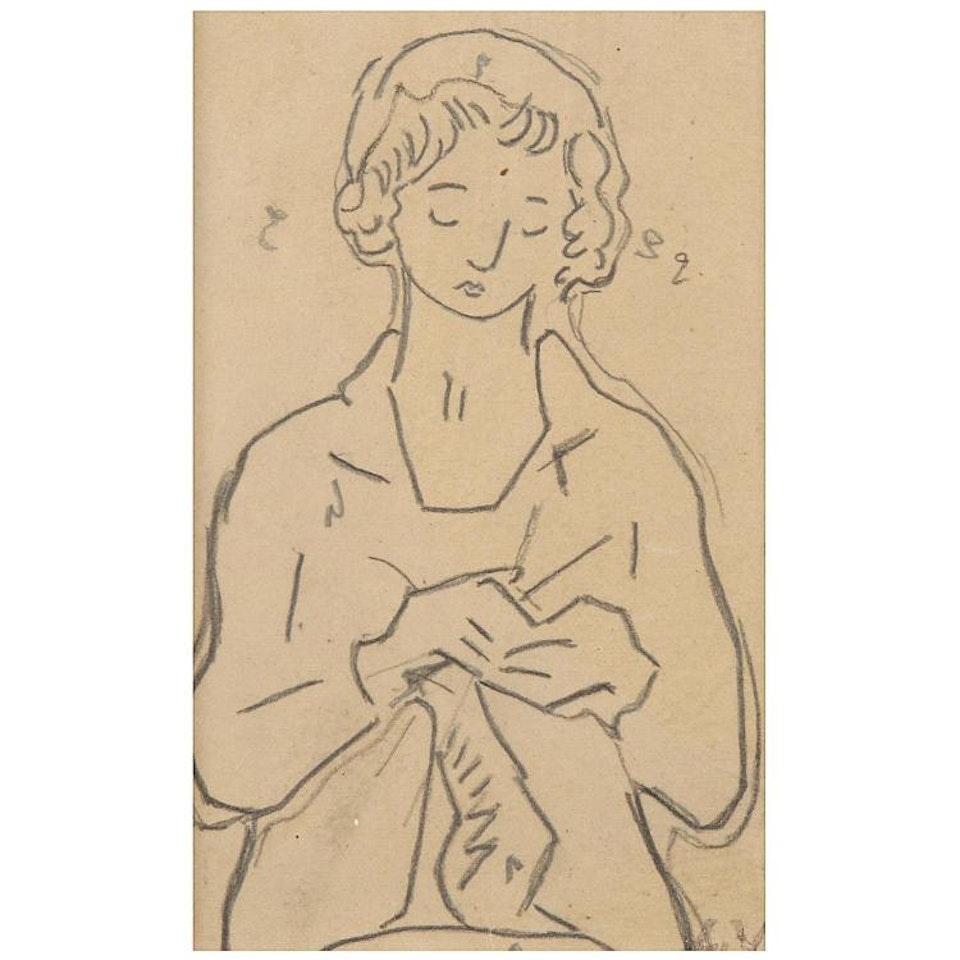 Brodeuse; Brodeuse by Louis Valtat