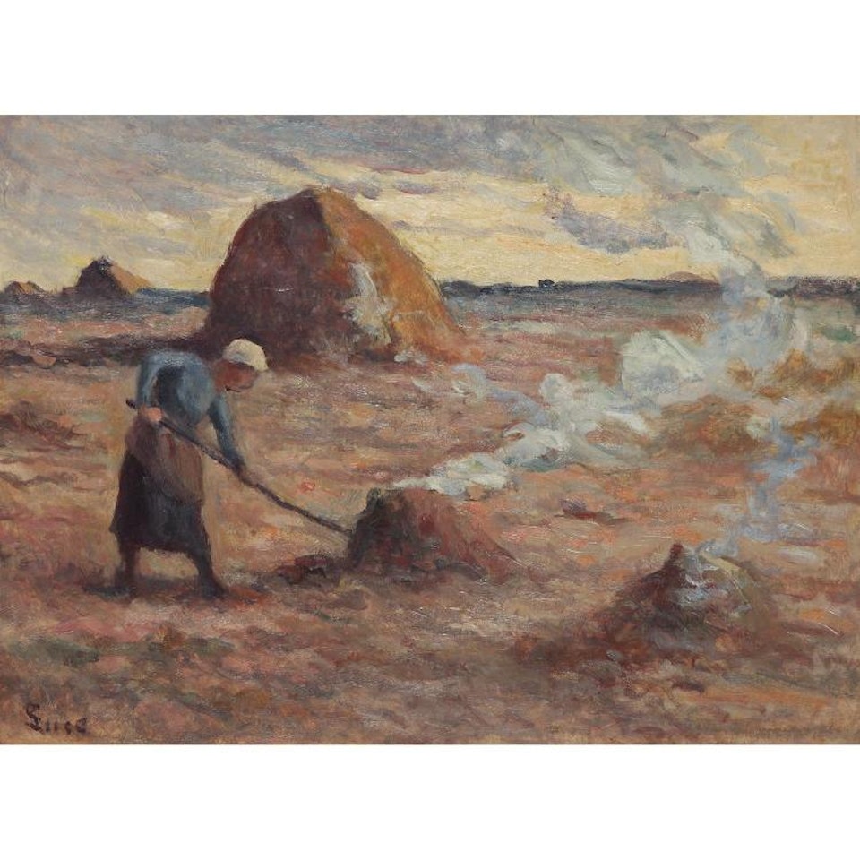 ROLLEBOISE, LA FENAISON; ROLLEBOISE, LA FENAISON by Maximilien Luce