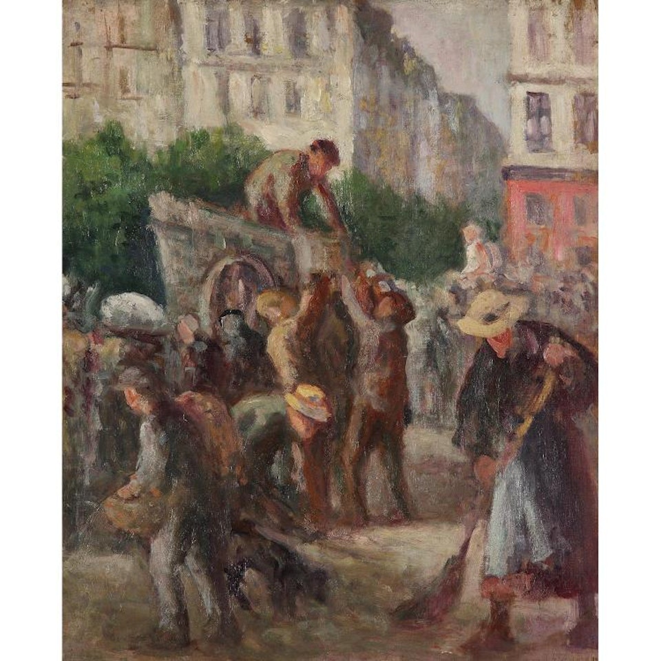 BALAYAGE DE LA CHAUSSEE; BALAYAGE DE LA CHAUSSEE by Maximilien Luce