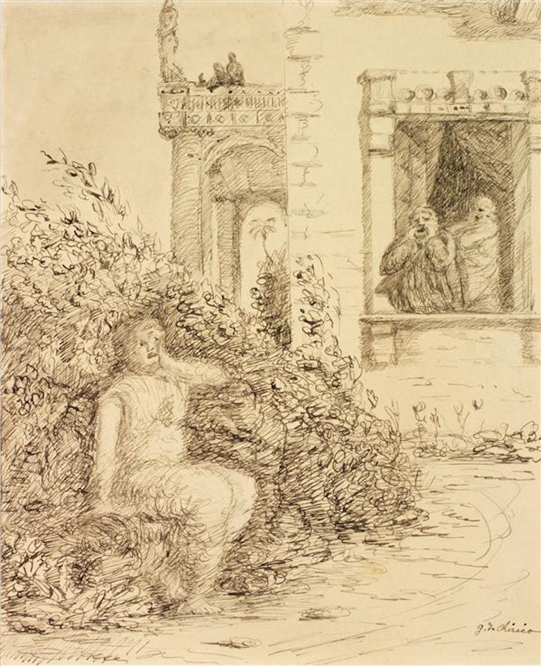 La Nymphe écho; La Nymphe écho by Giorgio de Chirico