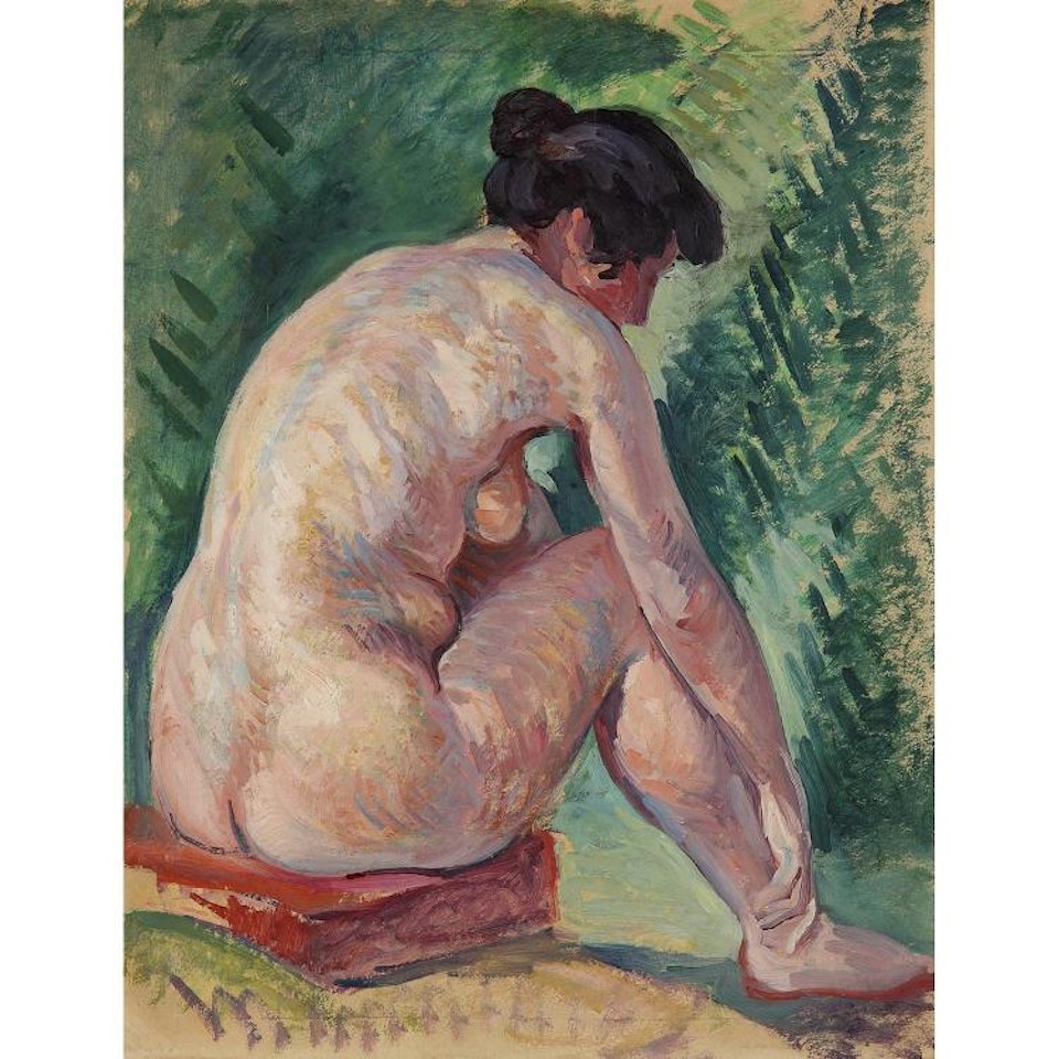 NU ASSIS; NU ASSIS by Maximilien Luce