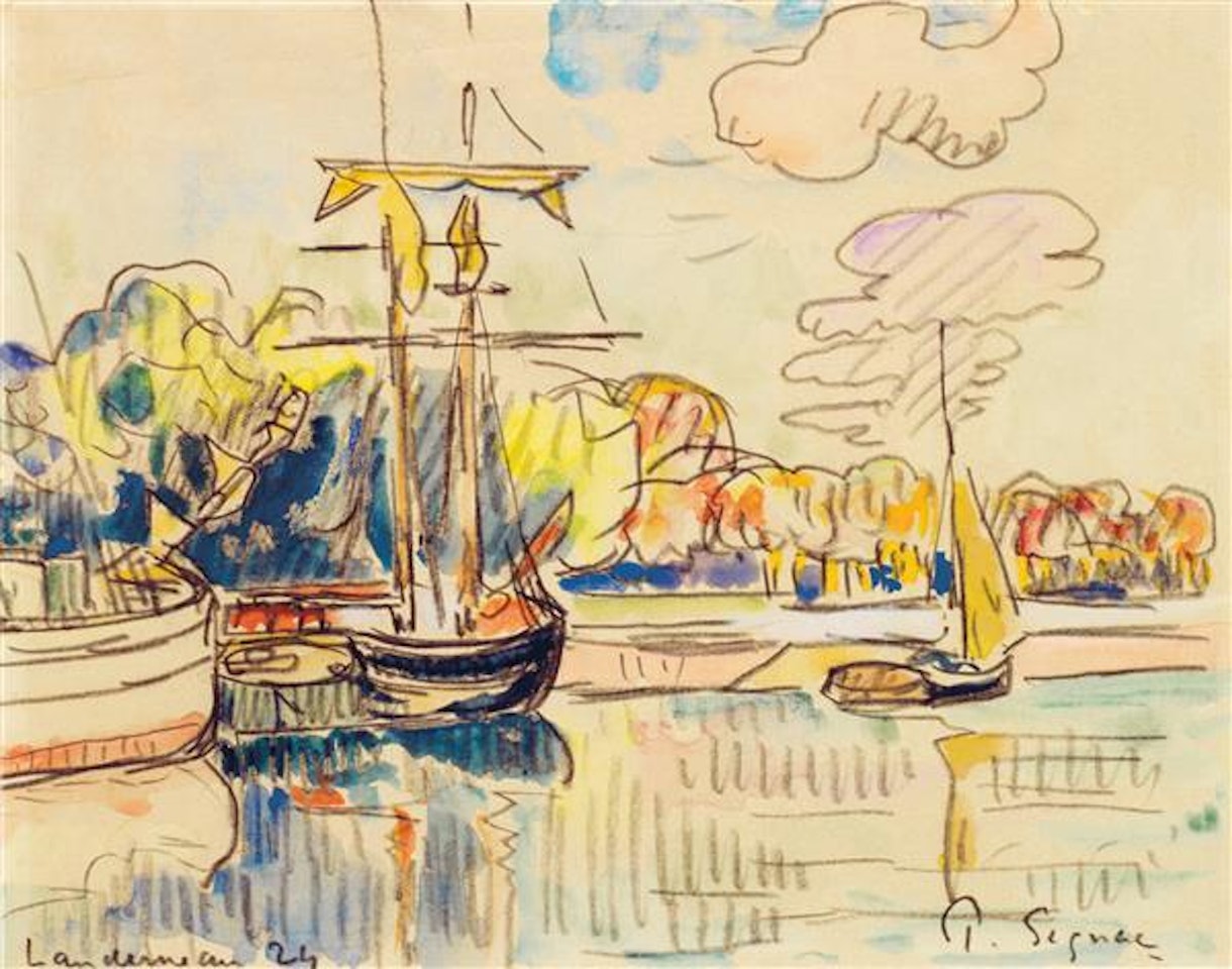 Landerneau; Landerneau by Paul Signac