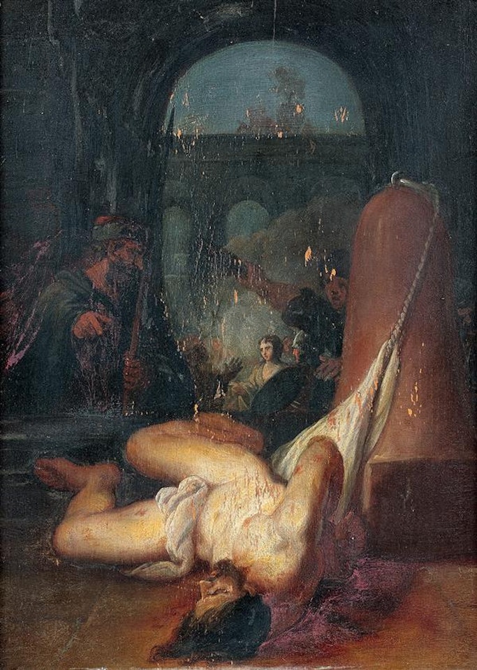 Christ after the Flagellation Fir by German School
