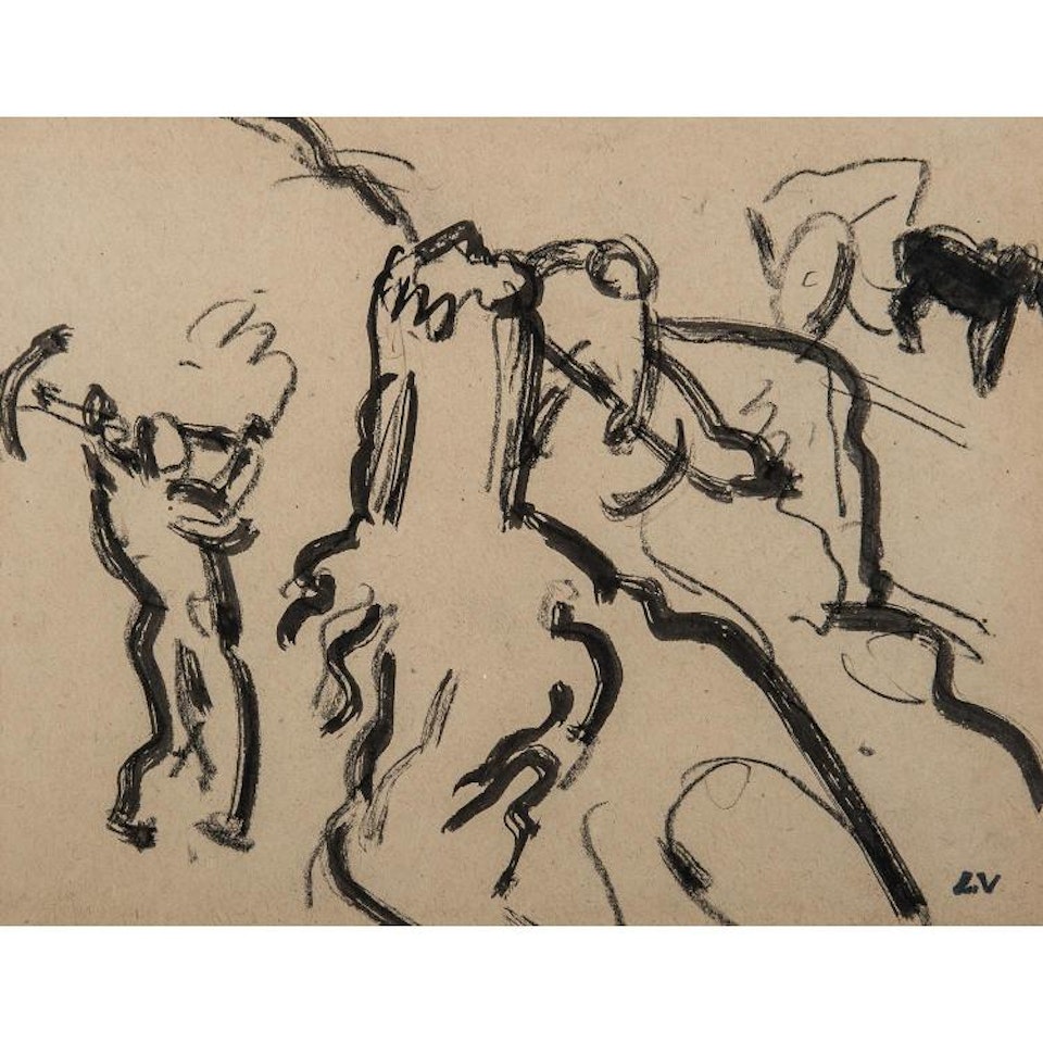 Paysans aux champs; Paysans aux champs by Louis Valtat