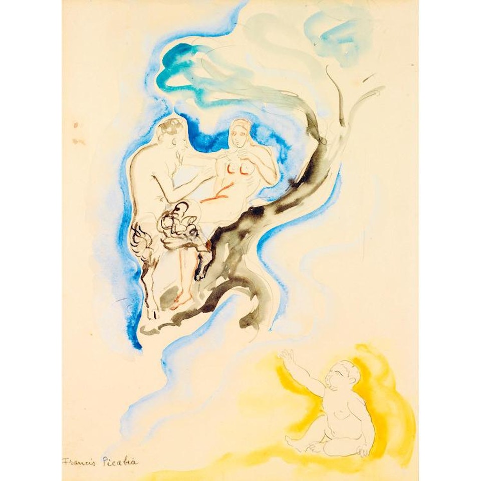 Scène mythologique; SCENE MYTHOLOGIQUE by Francis Picabia