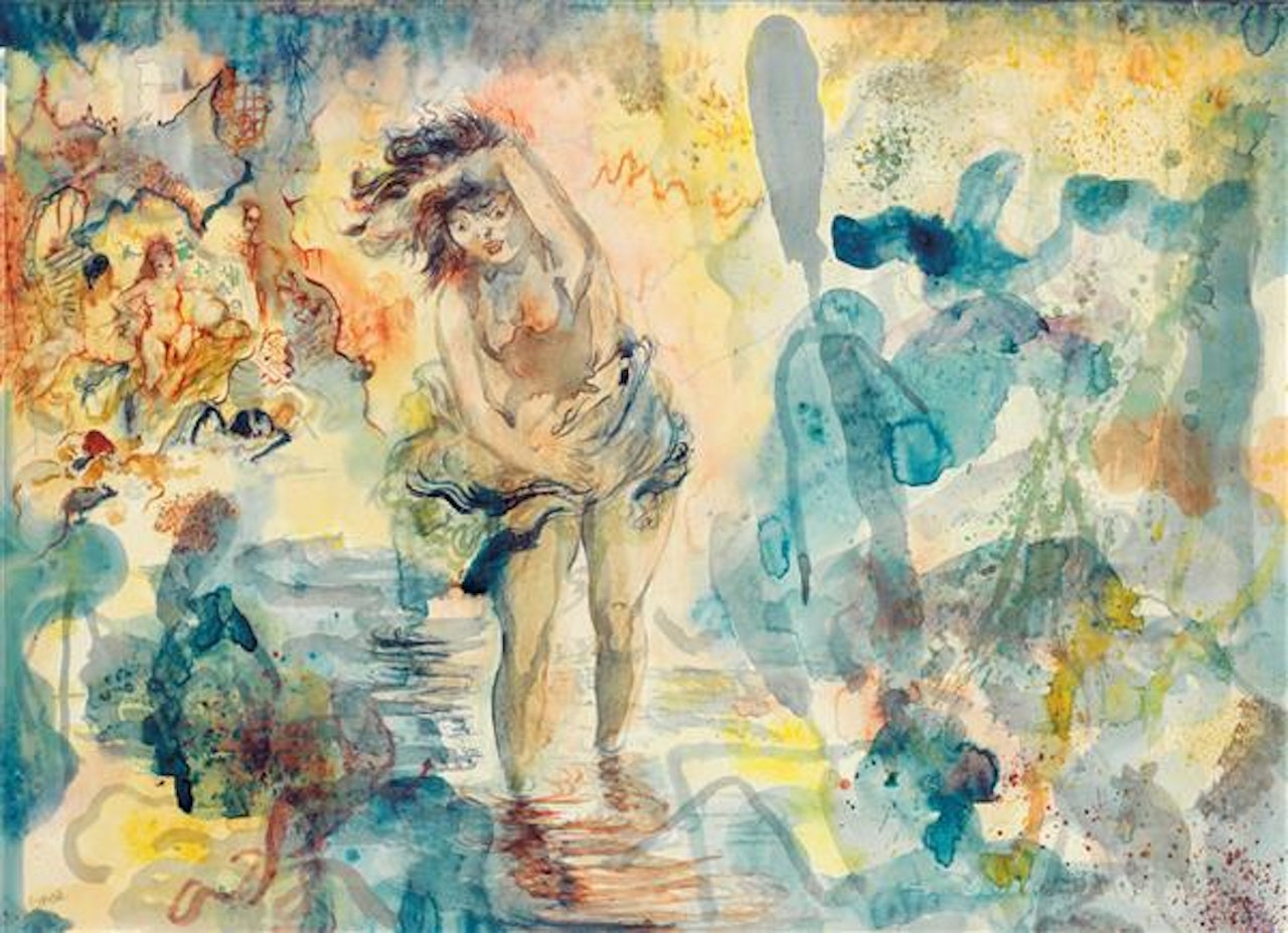 Voyage à travers la nuit; Voyage à travers la nuit by George Grosz