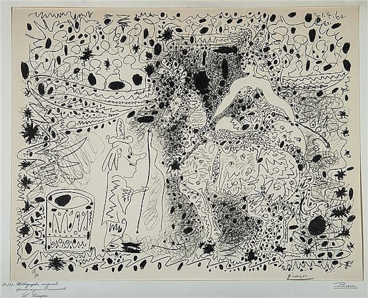 THE SKILLER, 21.4.60. by Pablo Picasso