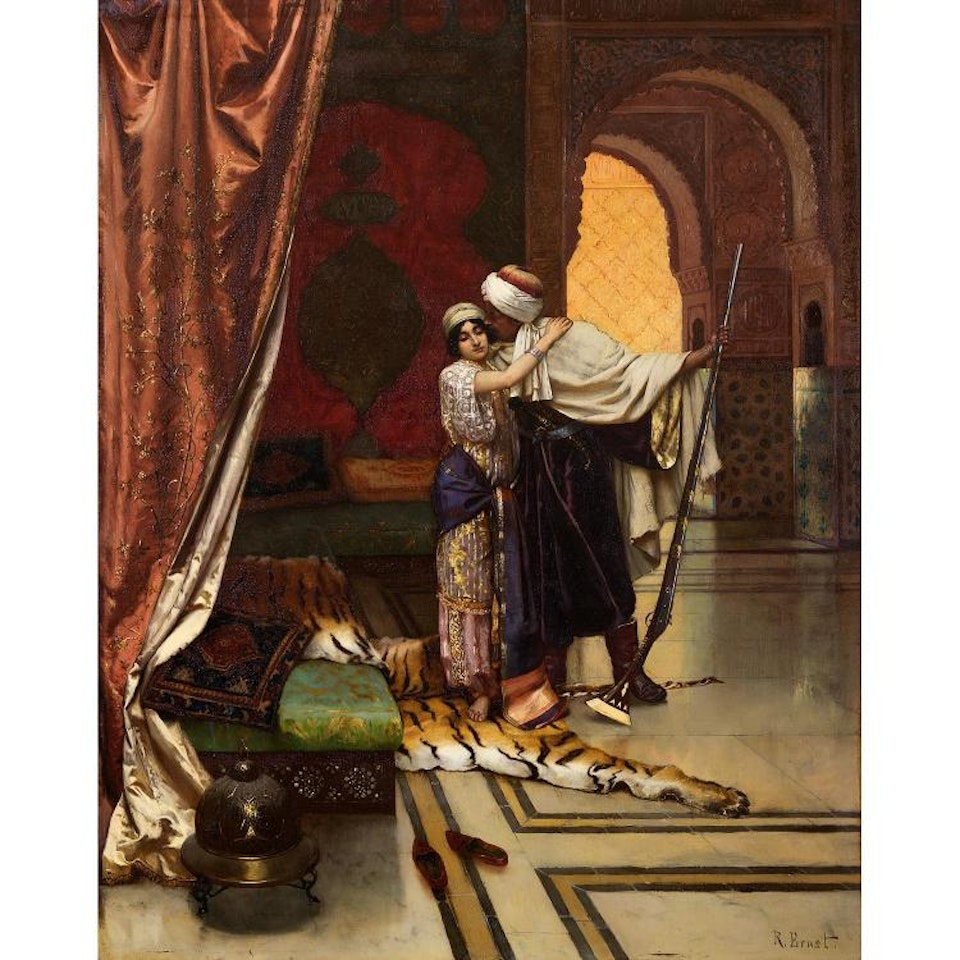 LEAVING FOR THE HOLY WAR by Rudolf Ernst