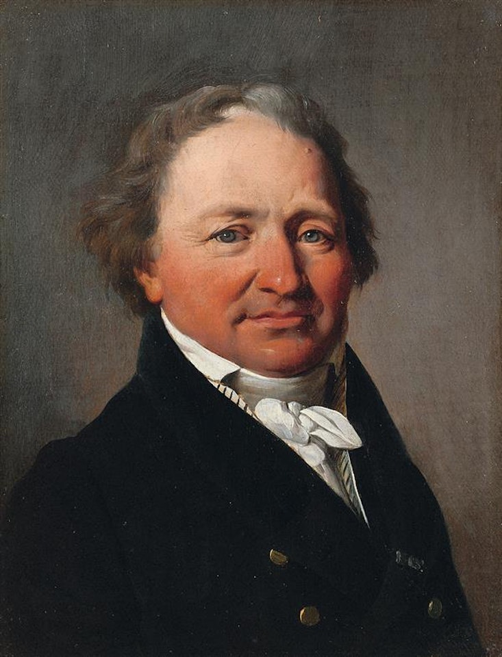 Portrait of a man in bust by Louis-Leopold Boilly