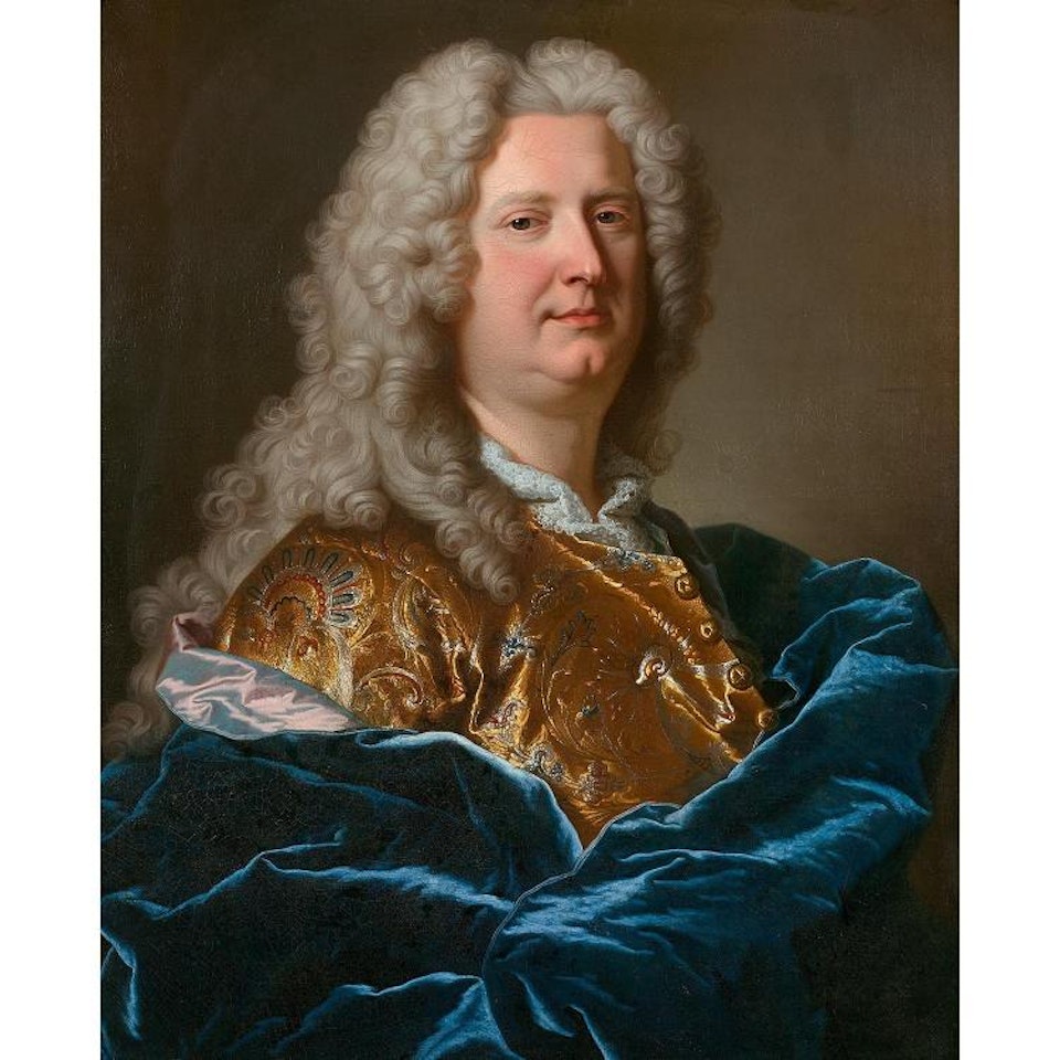Portrait of man, bust length by Hyacinthe Rigaud