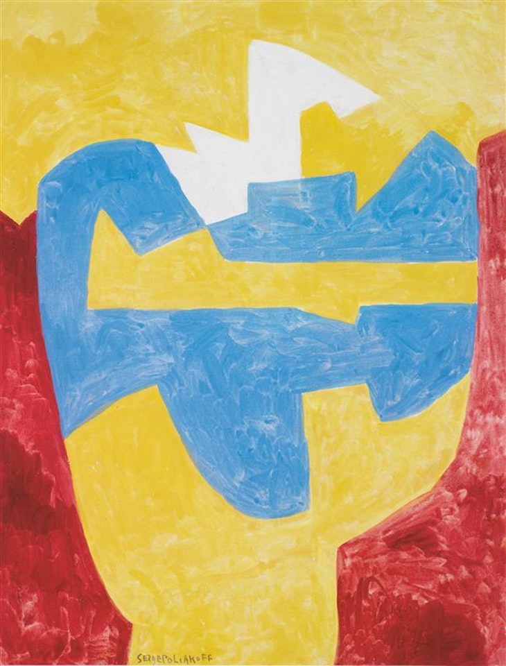 Composition abstraite; Composition abstraite by Serge Poliakoff
