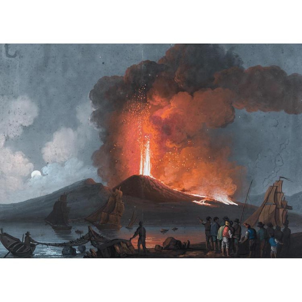 Eruption of Vesuvius by Neapolitan School