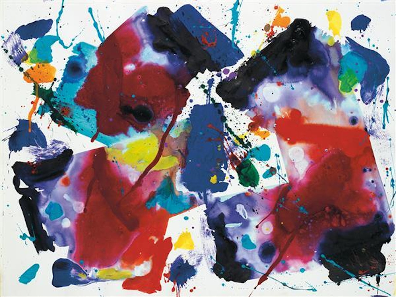 Untitled (SF82-252) by Sam Francis