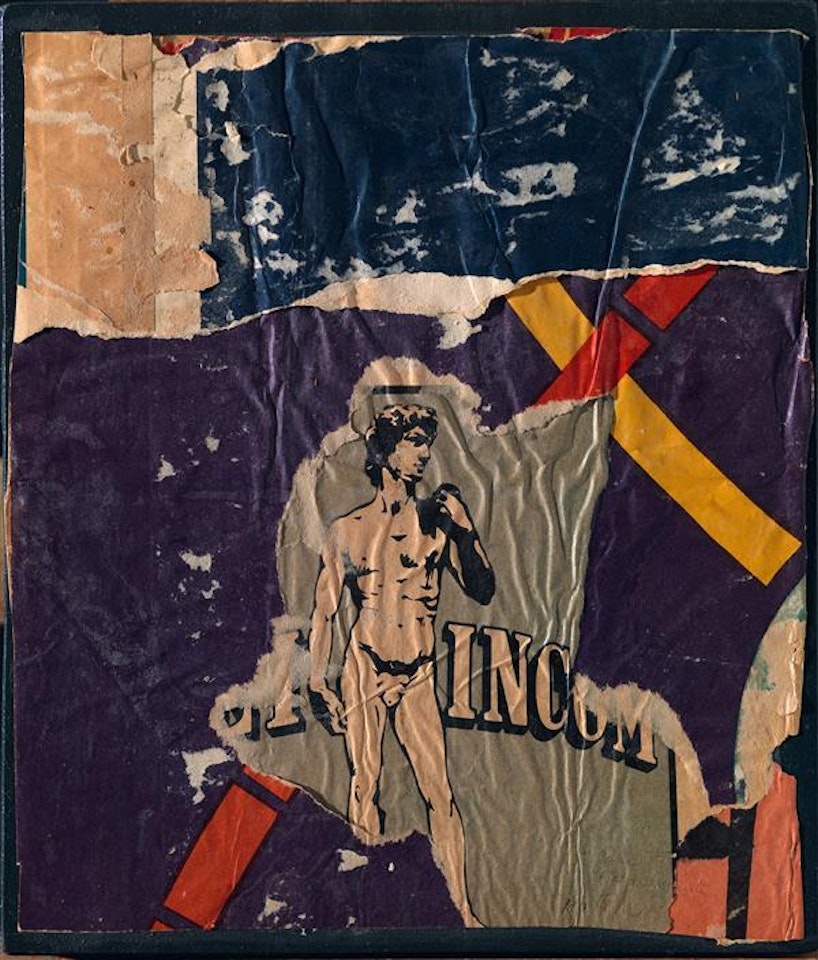 Sans titre; Sans titre by Mimmo Rotella